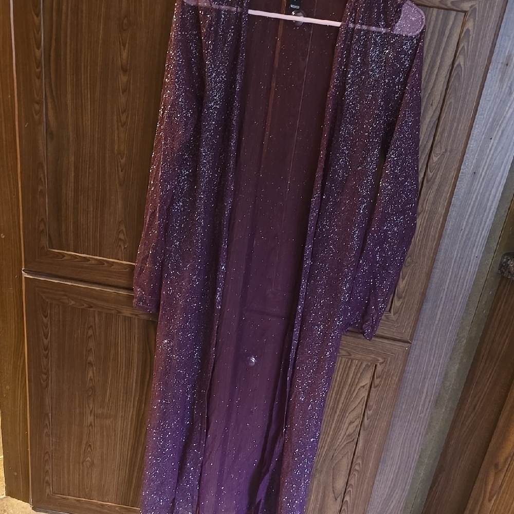 Windsor Purple/maroon Glitter Cardigan